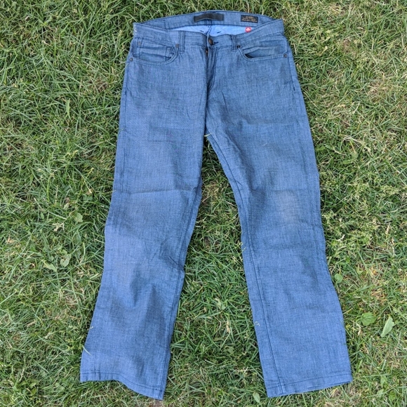 Agave Men's ๐ size 32x30 light hand crafted jeans/denim/Casual pants. - Picture 2 of 13